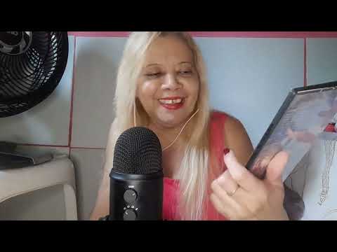 ASMR :  Mostrando  um pouco dos meus filmes para vocês.  Com sons de boca.   para  dormir. 🥱🥱