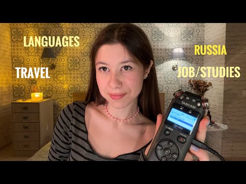 ASMR Q&A + 🎤new mic (whisper, tascam)