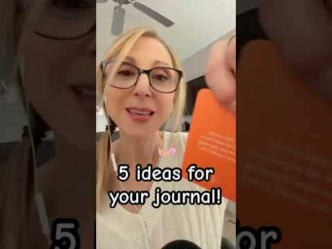 Daily Journal Inspiration - what to write in your journal or diary parts 21-25