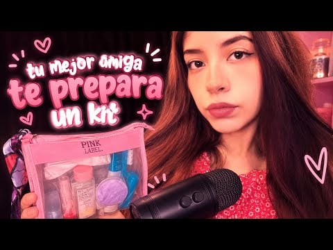 ROLEPLAY | Tu mejor amiga te prepara tu kit de viaje 👛💓| Andrea ASMR 💓🦋
