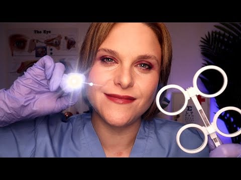 Most Relaxing ASMR Ocular Orbital Eye Examination