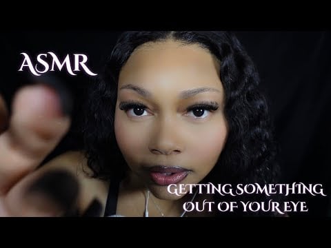 ASMR| Getting Something Out of Your Eye| Camera Tapping, Scratching, Personal Attention|