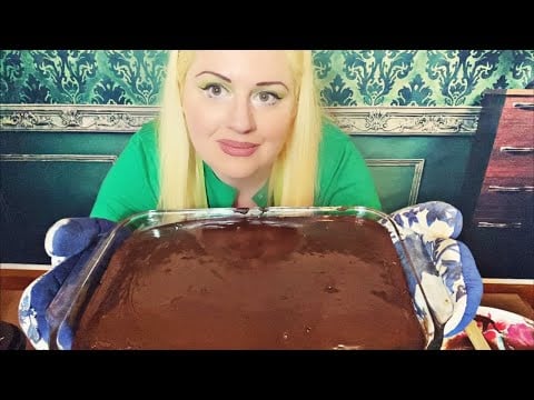 Chocolate Depression Cake ..aka (Wacky Cake)🍰 🍫ASMR Cooking Show