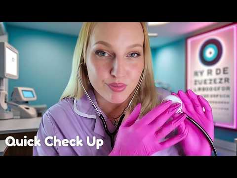 Doctor Calmly’s Quick Check Up 🩺 ASMR Roleplay (Fast Cranial Nerve Exam & Personal Attention)
