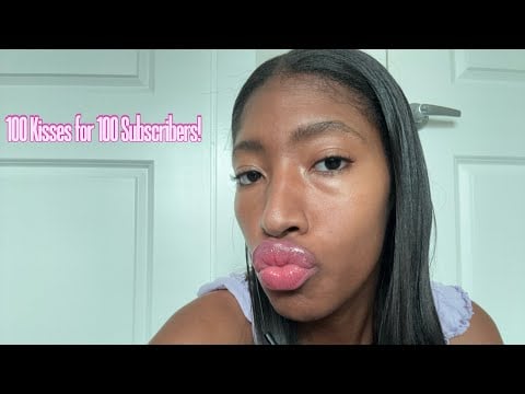 ASMR | Countdown From 100 to 1 (With Kisses 👄) 