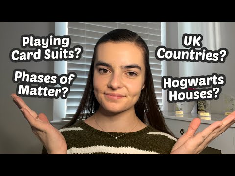 ASMR General Knowledge Groups of Four | 50 Trivia Questions | How Many Can You Get?