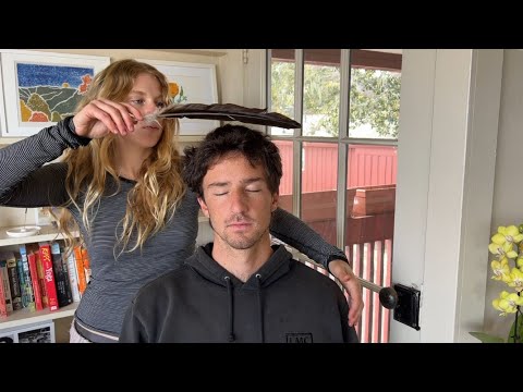 ASMR Aura Cleanse with Loving Touch and Tingly Sound Immersion