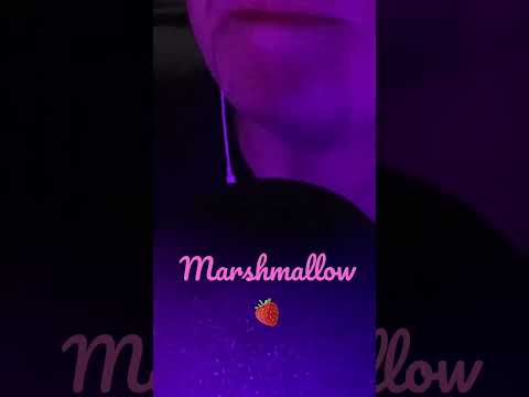 ASMR - Eating Marshmallows 😋 #asmr #asmrforsleep #asmrsleep #mouthsounds #asmrtingles