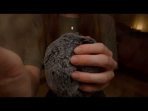 ASMR 8 Hours Deep Sleep: Fluffy Mic Scratching, Brown Noise & Rain (No Talking Version)