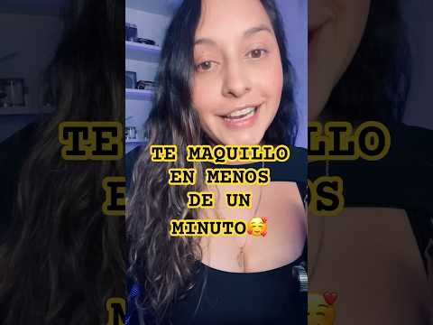 Te maquillo en un minutó ♥️ #asmrcommunity #relax #susurrando #asmr #tapping #mouthsounds