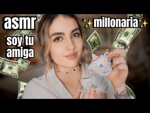 ASMR Tu Amiga MILLONARIA te invita a su casa ✨ asmr soft spoken