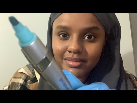 ASMR Facial Nerve Sensation Exam