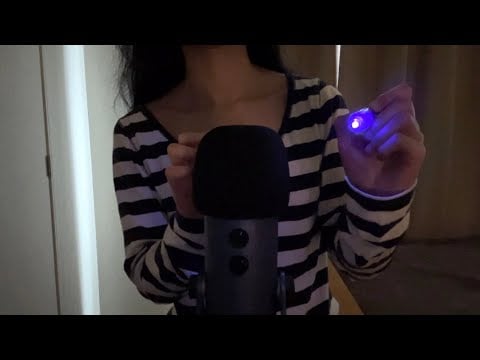 ASMR - Follow the Light With Some Mic Scratching