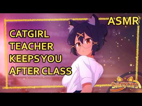 Catgirl Teacher Keeps You After Class | ASMR | Personal Attention |  [writing] [Stationery]