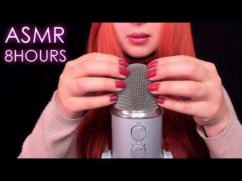 ASMR Tingly Mic Scratching for Relaxation 8 hours
