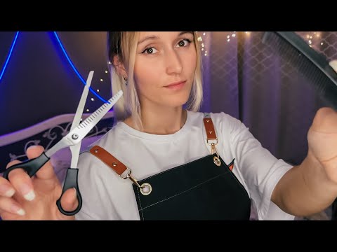 АСМР 🎀 Я твой  персональный парикмахер 💖 Сделаю стильную стрижку 😏 Asmr 🎀 I am your hairdresser