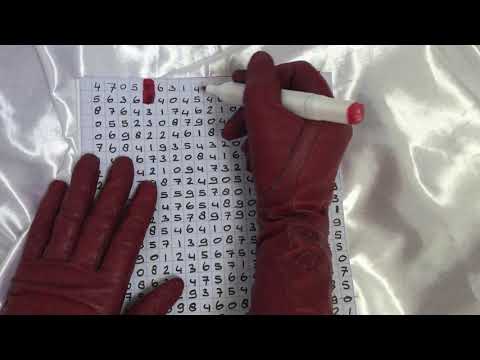 LEATHER GLOVES ✋👄🤚   WHISPER NUMBERS IN DUTCH 🎧  [[ASMR]]