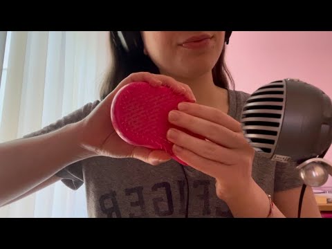 [ASMR] Hair Brushing, Brush Sounds, Whispering #asmr ʚ♡ɞ