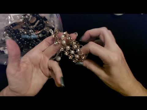 ASMR | Goodwill Jewelry Bag Show & Tell 9-29-2020 (Soft Spoken)