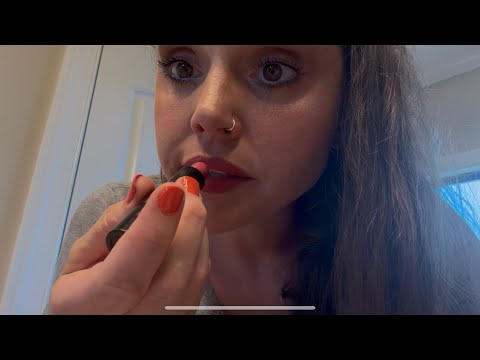 ASMR - GRWM Hair and Make-Up - Whisper Gum Chewing