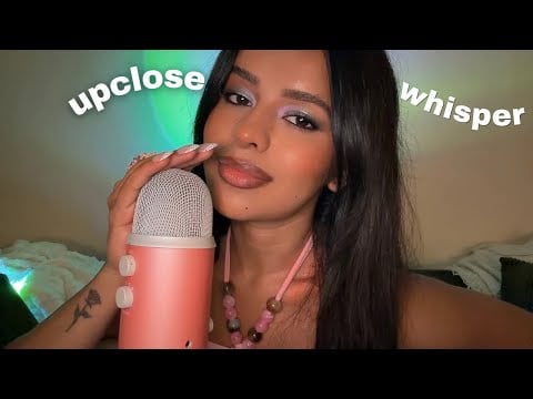 ASMR whispering weird facts that don’t sound real 🤯 (audible to inaudible whisper + mouth sounds) 