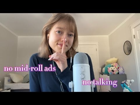 asmr for sleep || no mid-roll ads, no talking (trigger assortment)