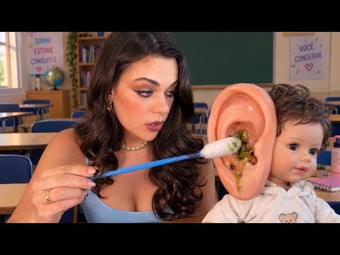 ASMR: Amiga Limpa Seu Ouvido Na Sala Até Você Dormir 👂🏼🦠
