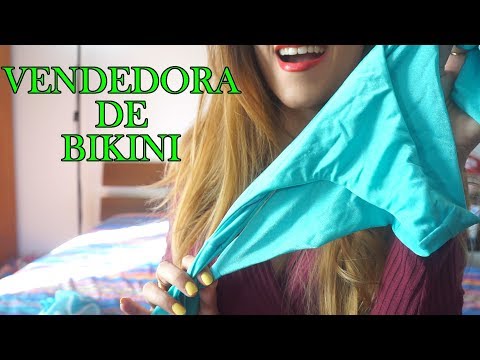 ⭐️ ASMR Español ⭐️ Roleplay vendedora de ropa. Bikini y traje de baño. Atención personal