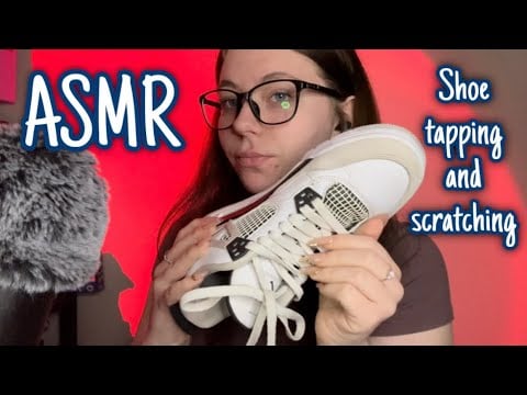 ASMR Tapping and scratching on all my shoes 