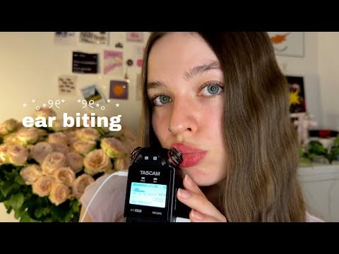 АСМР покусаю твои ушки૮˙Ⱉ˙ ა rawr! звуки рта,поцелуи