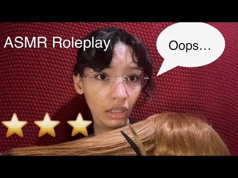 ASMR | Worst Reviewed Hairstylist ( Unpredictable, Mean )