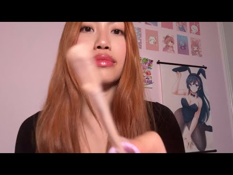 asmr doing your Make up / fast & aggressive 