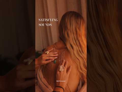 jewelry tingles for goosebumps on the skin 😴 #asmr #relax #sleep