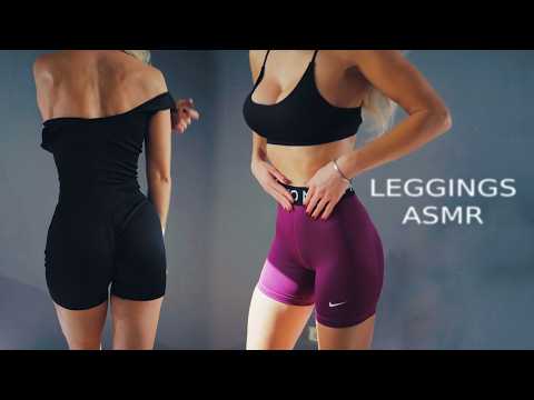 ASMR Athletic Wear Try-On | Fabric Sounds & Soft Scratching