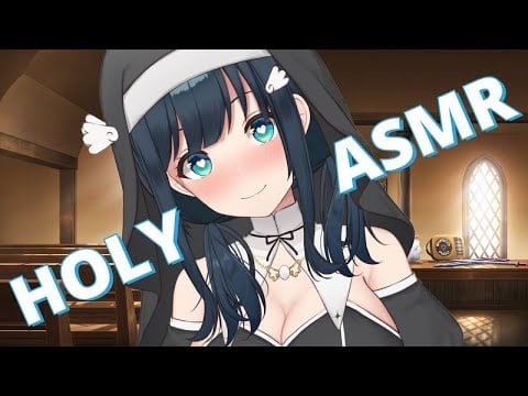 【ASMR 3Dio】HOLY ASMR  Whispering Oil Massage Ear Blowing