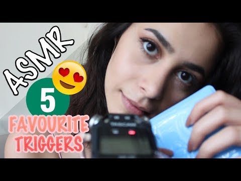 ASMR / 5 FAVORİ TRİGGERIM / FAVOURITE TRIGGERS