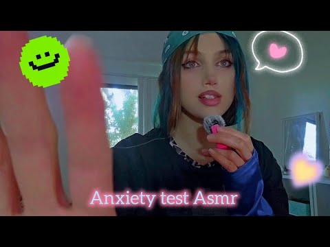 Anxiety test ASMR 🙃 