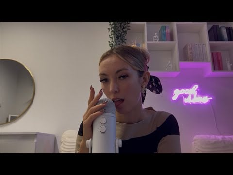 ASMR | mouth sounds with dry hand sounds (no talking)