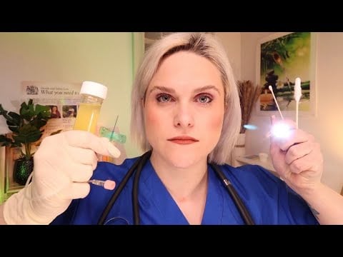 ASMR Night Nurse Relaxing Check Up & Treatment: Personal Attention