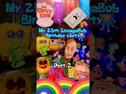SpongeBob Party part 2 🍍 YouTube wouldn’t let me put it as one vid sorry😭 Favorite part?? Comment!
