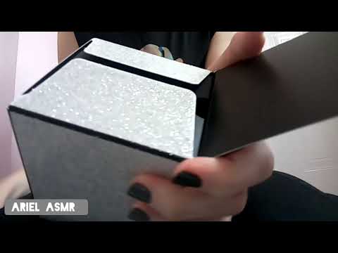 perfume bottle opening clingfilm shears asmr