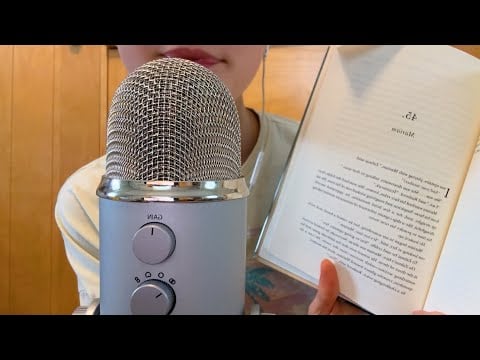 ASMR Inaudible Whisper Reading 💙