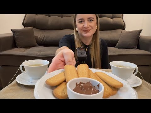 ASMR: UM DELICIOSO CHÁ DA TARDE COMIGO