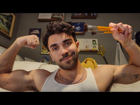 Male ASMR Face Painting (Personal Attention)