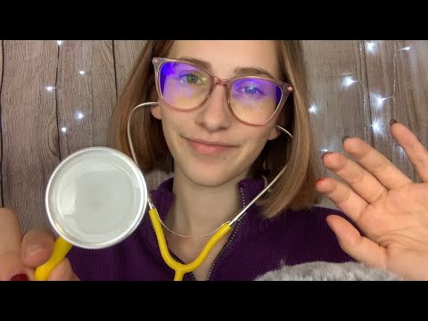 ASMR// General Checkup With Your Doctor// Inaudible Whispering+ Tapping+ Light+ Gloves//