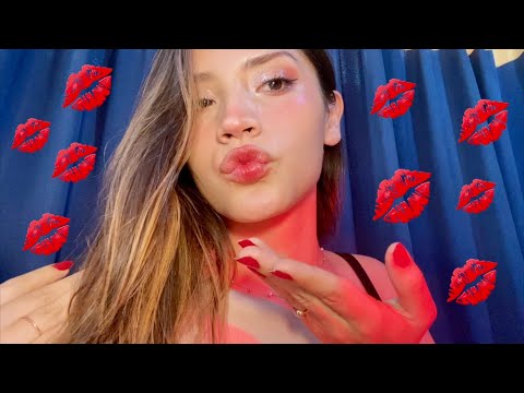 ASMR Tu AMIGA te llena de BESOS Besitos por toda tu carita para MIMIR