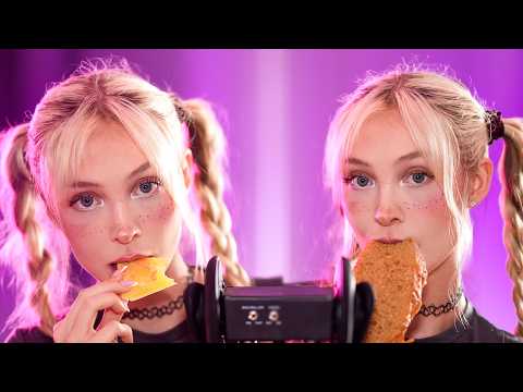 ASMR Real Food vs Fake Food Taste Test...