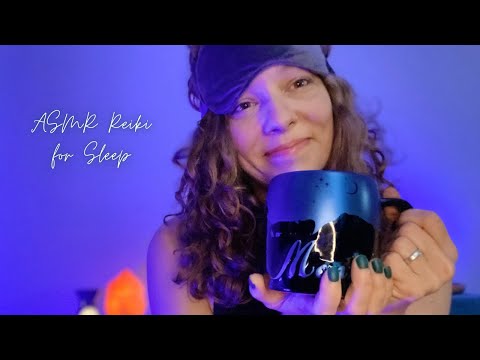 ASMR Reiki for Sleep 😴 - Whispered Personal Attention, Hand Movement, Smoke Cleanse, Crystal Healing