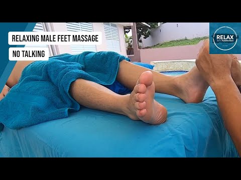 Foot Massage in the Pool | Relaxing Spa Technique | No Talking ASMR