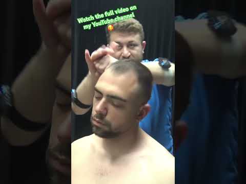 Relaxing Foamy Head Massage And Neck Crack For You #massage #neckcrack #barbermassage #uykumasajı